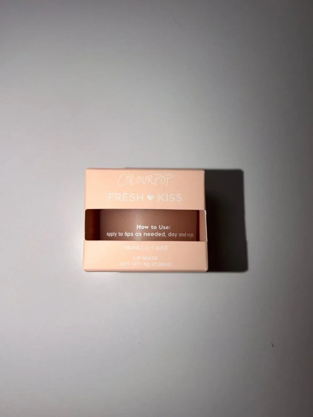 ColourPop Fresh Kiss Lip Mask Vanilla Cake New in Box